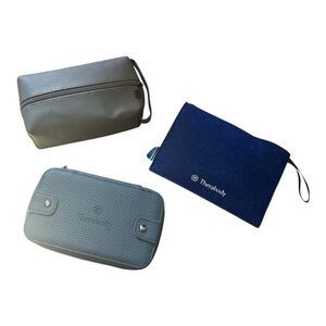 NEW Lot of 3 Therabody United Airlines First Class Travel Amenity Bag Set of 3